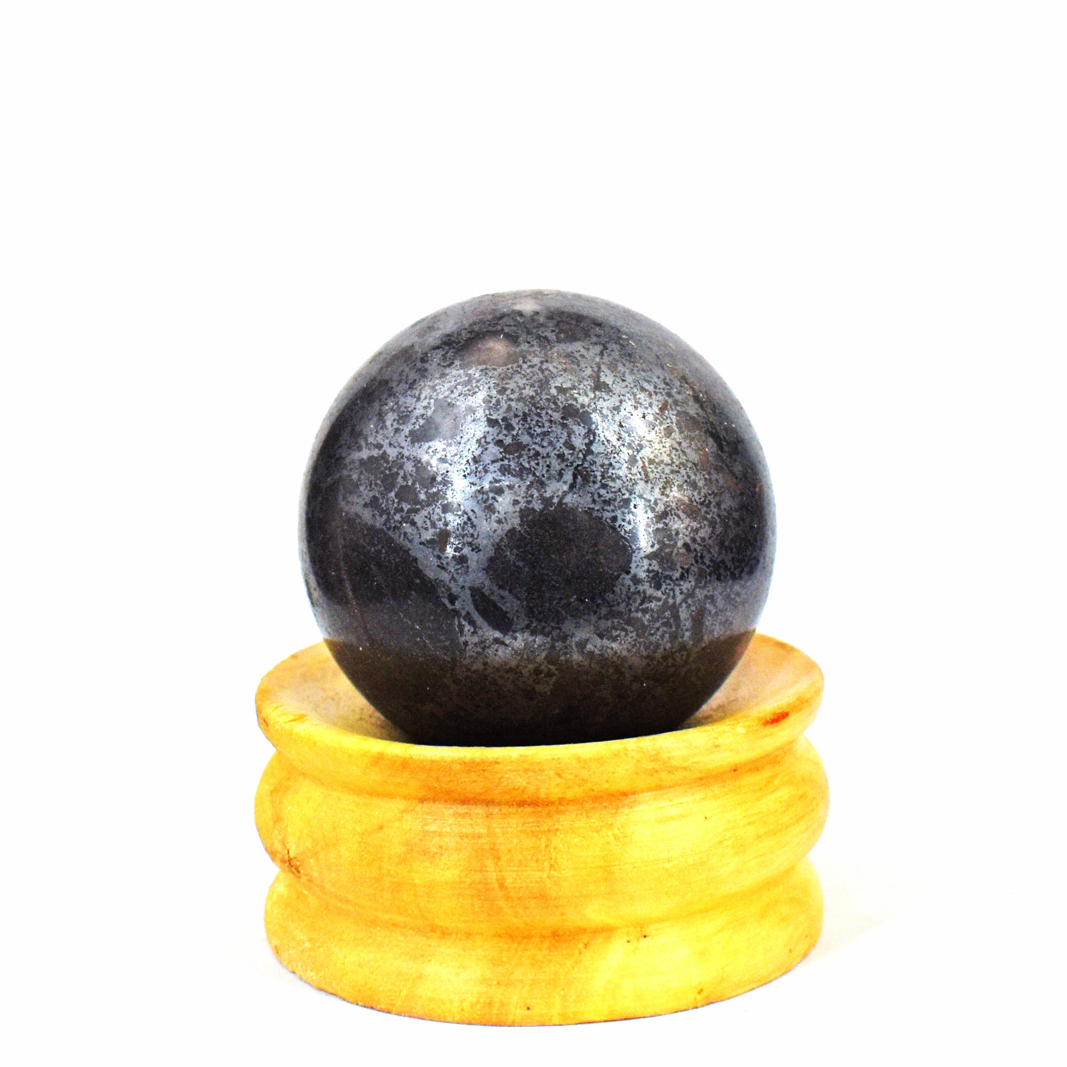Exclusive 1071.00 Cts Genuine Hematite Hand Carved Healing Crystal Sphere