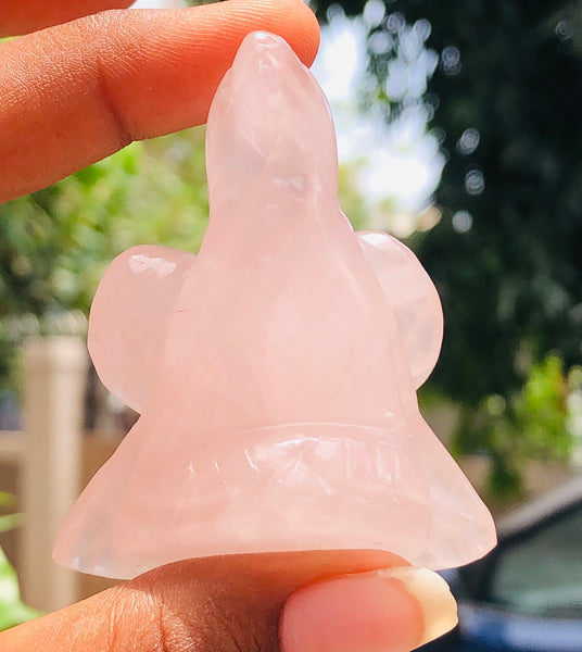 Genuine 283.00 Cts Amazing Rose Quartz Hand Carved Penguin 2026  Collection