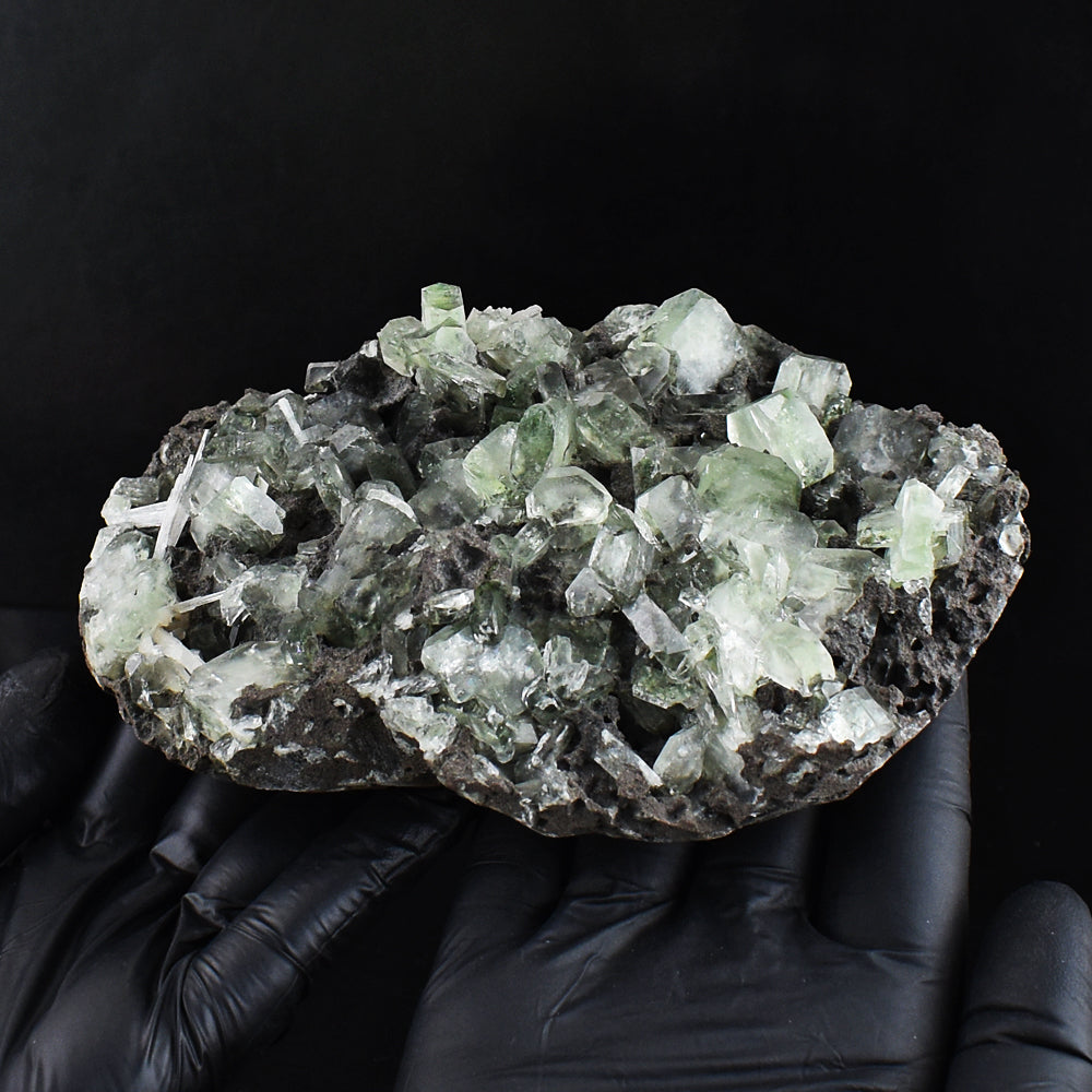 Beautiful 2345.00 Cts Genuine Apophyllite With Scolesite Crystal Specimen Gemstone