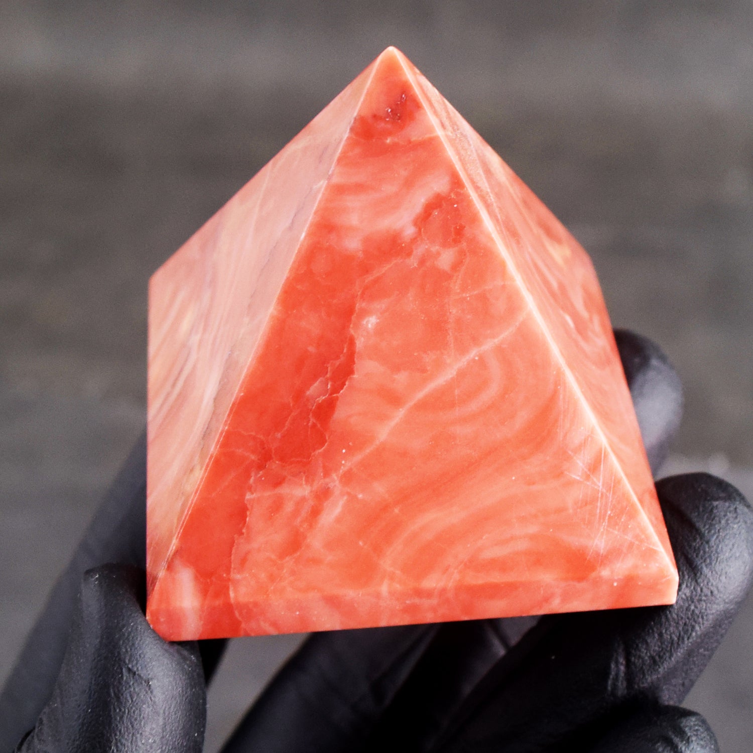 Stunning 536.00 Cts Genuine Baby Mookaite Crystal Specimen Healing Divine Pyramid
