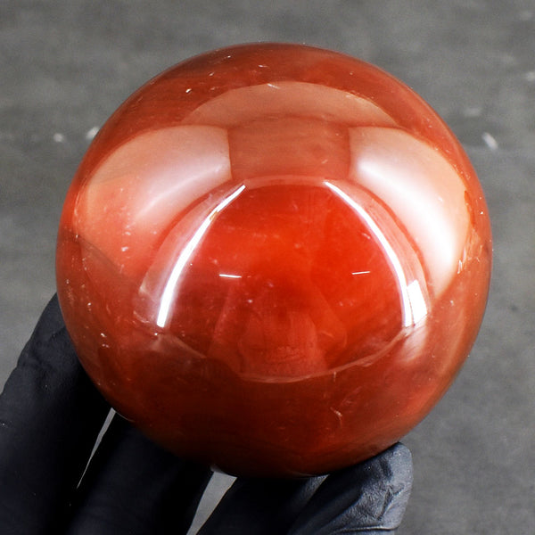 Gorgeous 1910.00 Cts Genuine Carnelian Crystal Specimen Healing Sphere Gemstone
