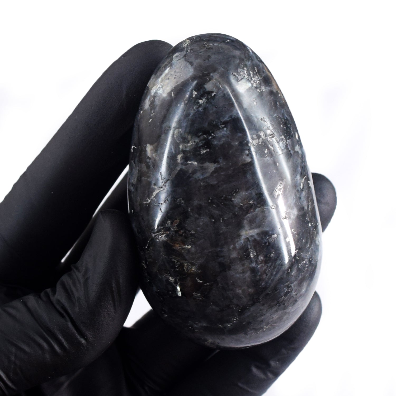 Craftsmen 925.00 Cts Larvikite Healing Premium Crystal Egg