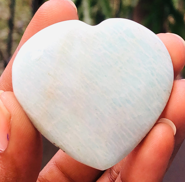 Precious Stone 183.00 Cts Genuine Amazonite Crystal Specimen Gemstone Healing Big Heart
