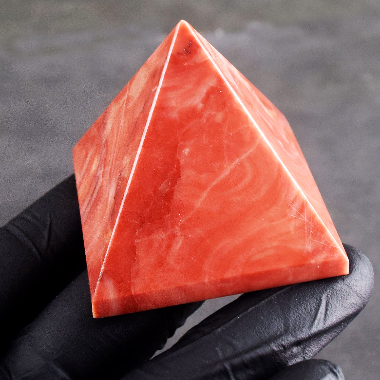 Stunning 536.00 Cts Genuine Baby Mookaite Crystal Specimen Healing Divine Pyramid