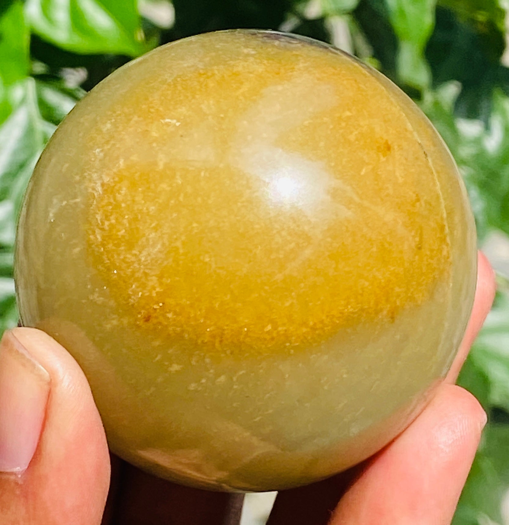 Cordial 904.00 Cartas Genuine  Aventurine Hand Carved Crystal  Healing Gemstone Sphere