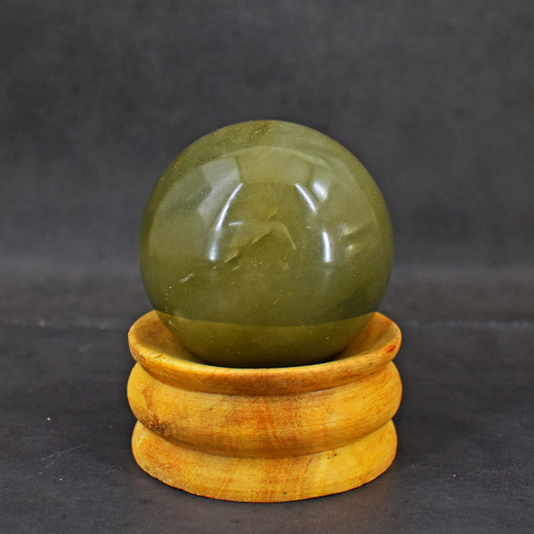 Exquisite 949.00 Cartas Genuine Green Aventurine Hand Carved Crystal Healing Gemstone Sphere