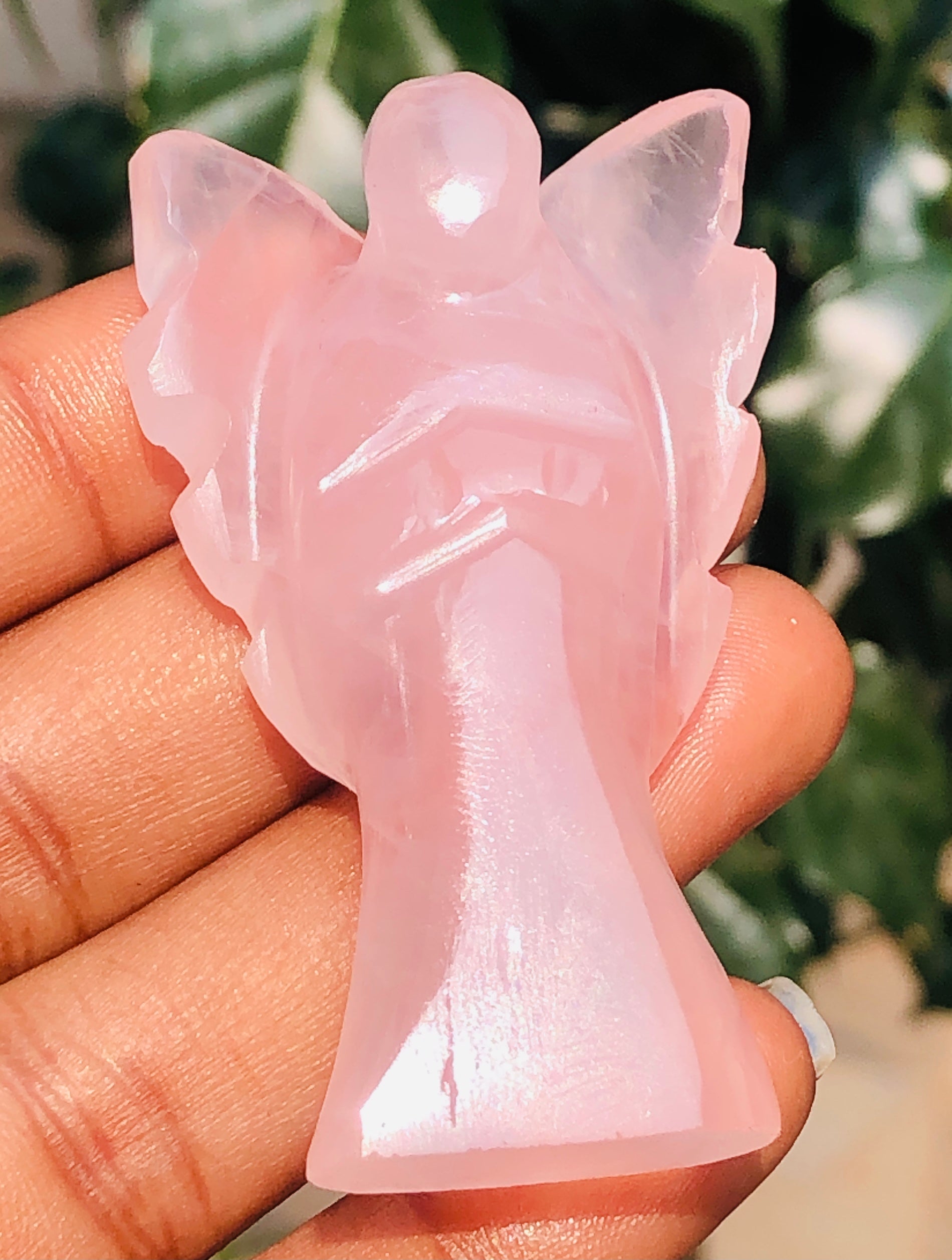 Attractive 159.00 Cts Genuine Pink Rose Quartz Healing Premium Divine Crystal Angel