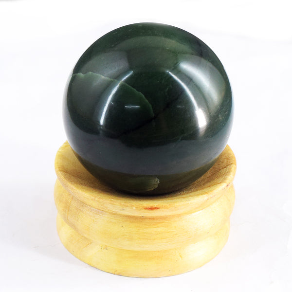 Massive 984.00 Cts  Genuine  Bloodstone  Hand Carved Healing Crystal Gemstone  Sphere