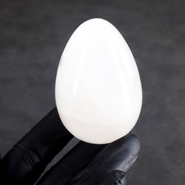 Exclusive 747.00 Cts Genuine White Quartz Healing Premium Egg Crystal