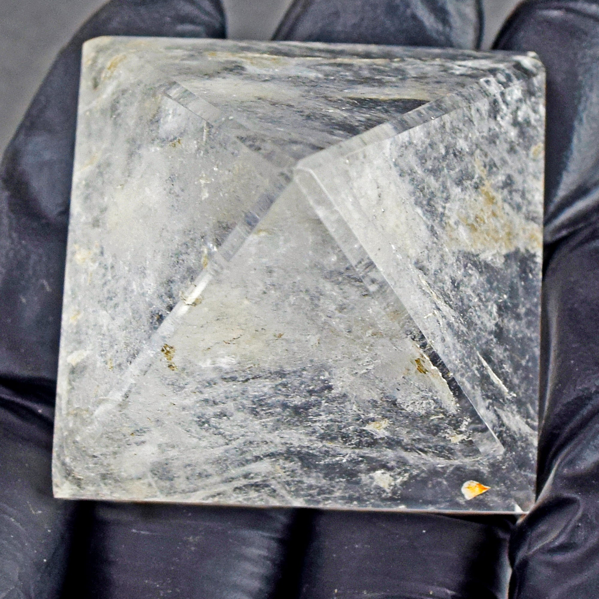 Amazing 276.00 Cts Genuine White Quartz Healing Crystal Specimen Premium Divine Pyramid