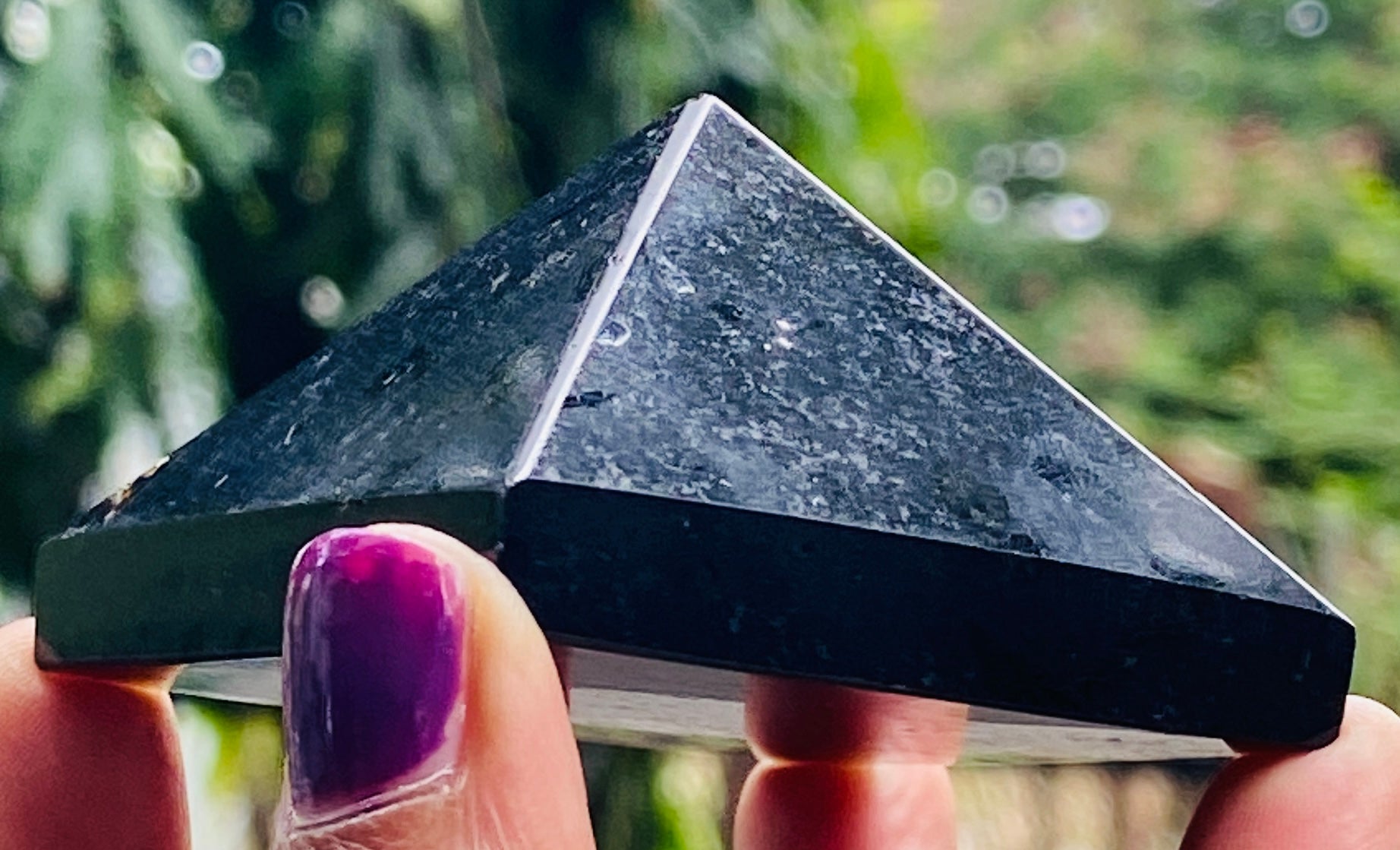 Genuine 616.00 Cts Exclusive Black Tourmaline Healing Crystal Specimen Premium Pyramid