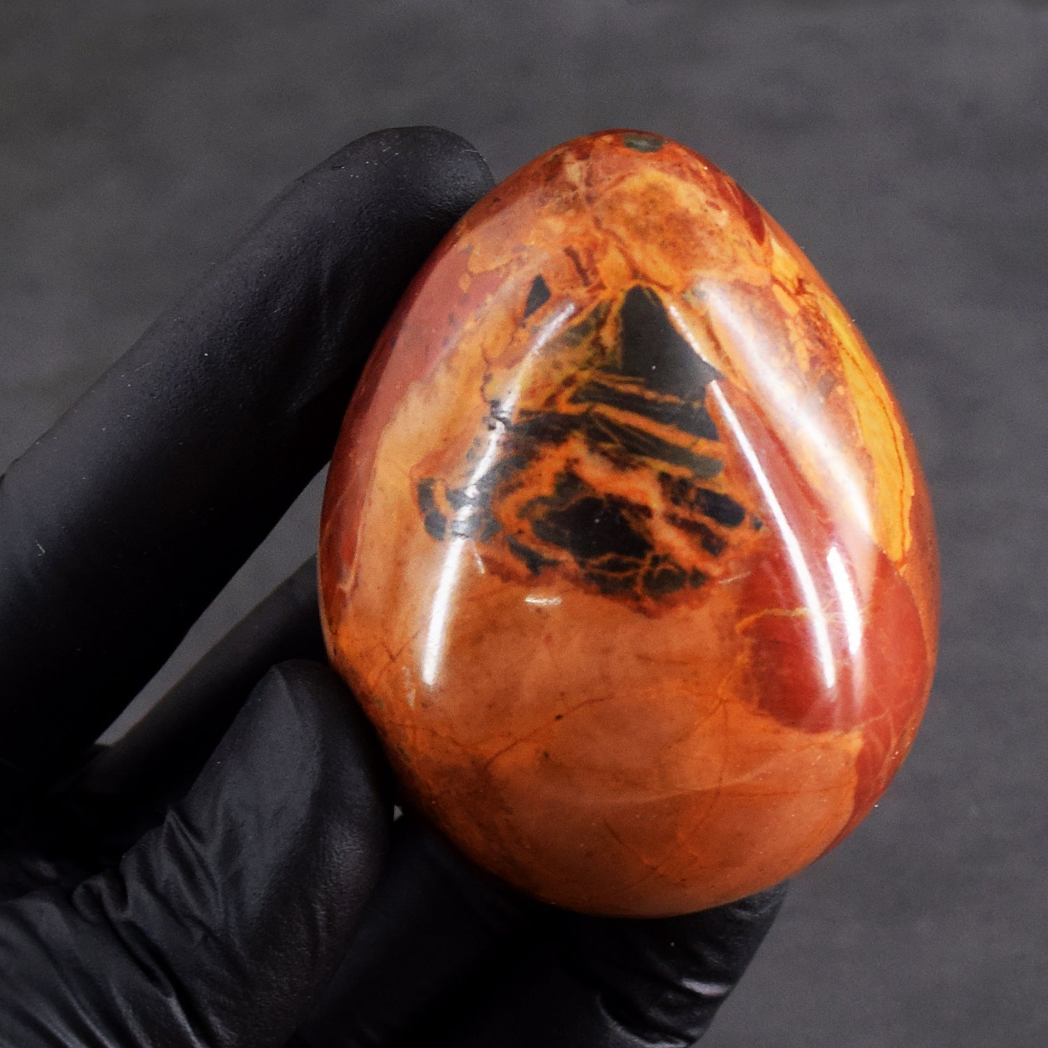 Beautiful 904.00 Cts Genuine Red Mookaite Premium Healing Crystal Egg