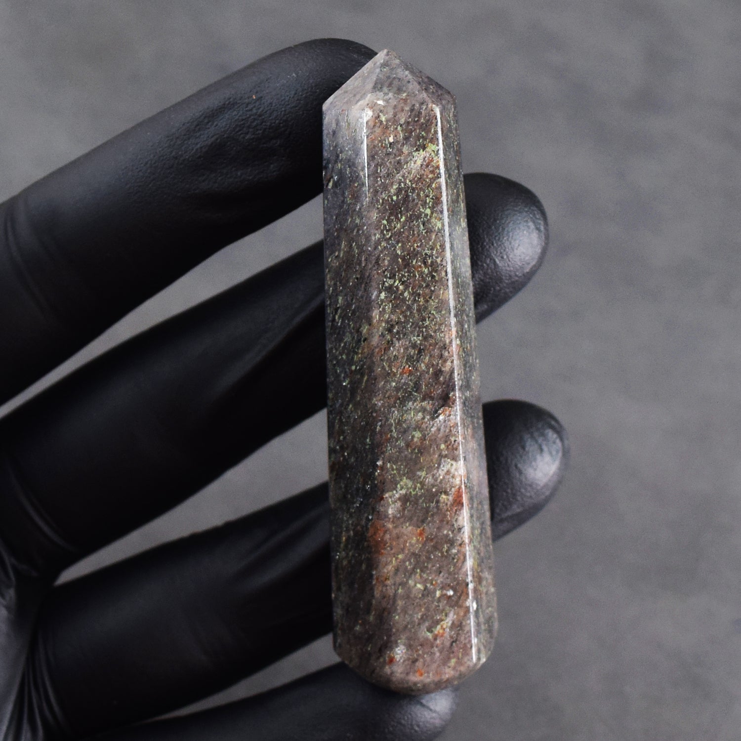 Gorgeous 175.00 Carats Genuine Rutile Quartz Crystal Gemstone Healing Point