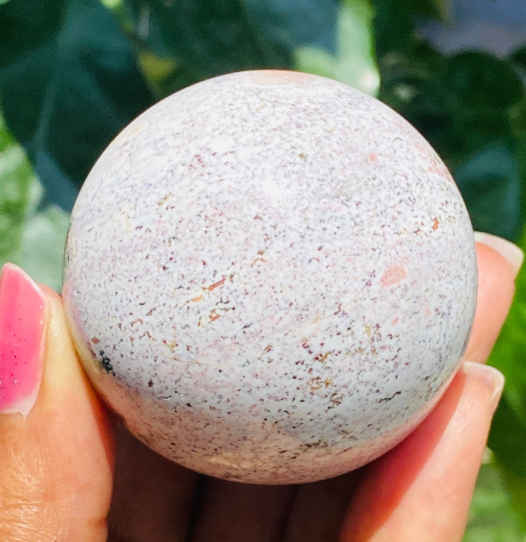 Amazing 525.00 Cts Genuine Bloodstone Hand Carved Healing Crystal Gemstone Sphere