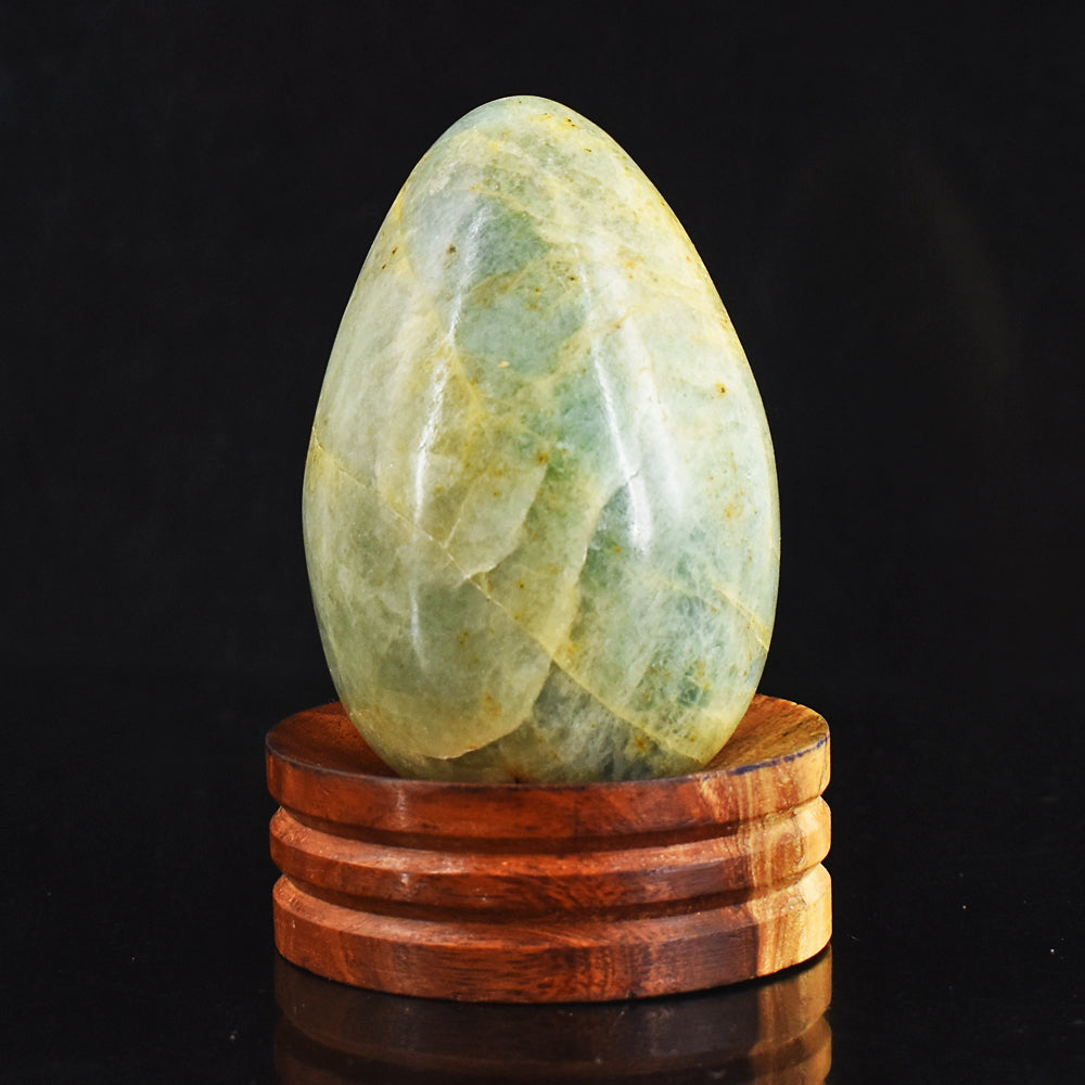 Beautiful  1011.00 Cts Genuine  Amazonite Hand  Carved  Crystal  Healing  Gemstone Egg