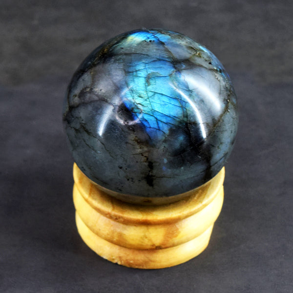 Beautiful 1722.00 cts Genuine Flashy Labradorite Crystal Specimen Healing Premium Sphere