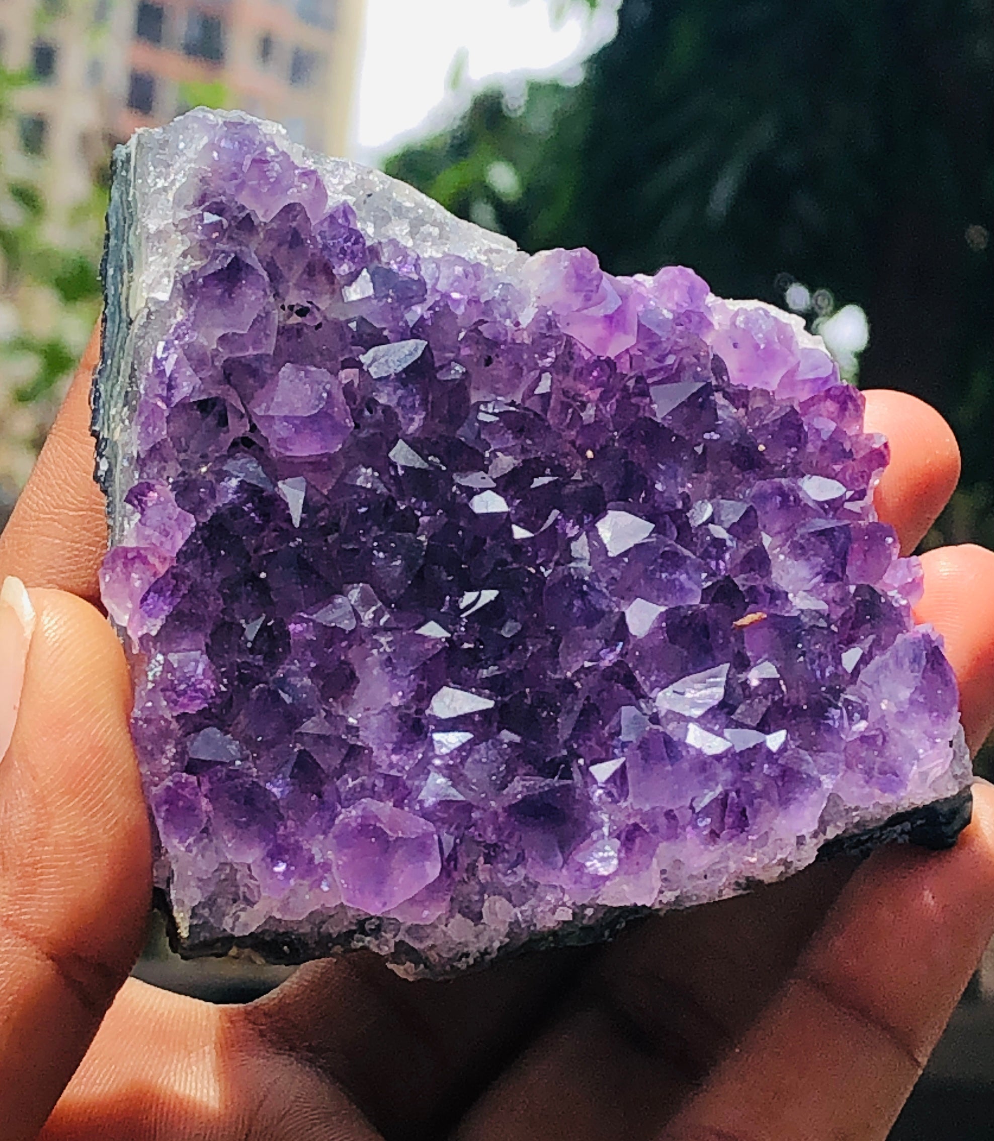 Awesome 696.00 Cts Genuine Amethyst Crystal Specimen Healing Cluster Gemstone