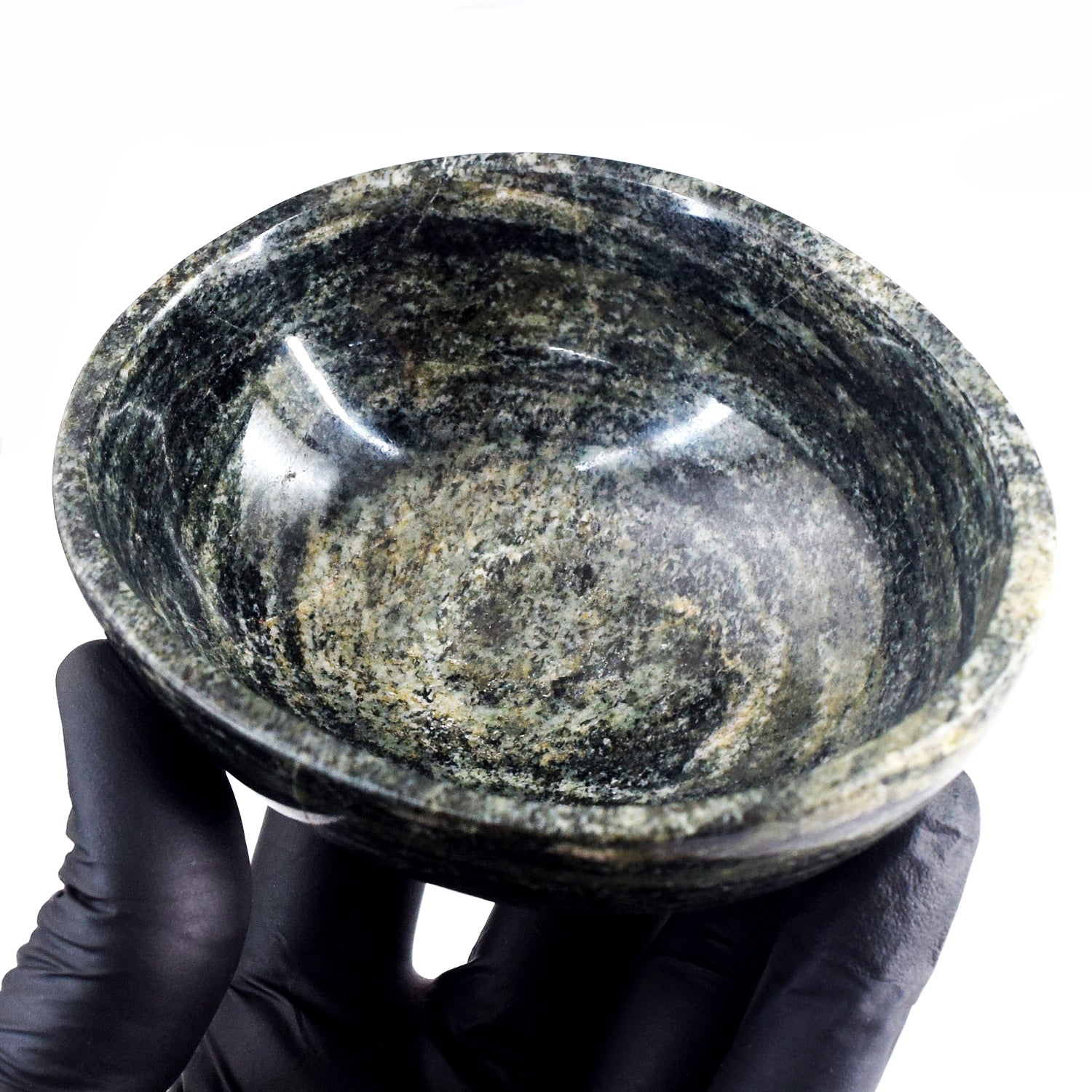 Excellent 988.00 Carats Genuine Galaxy Jasper Hand Carved Crystal Gemstone Carving Big Bowl
