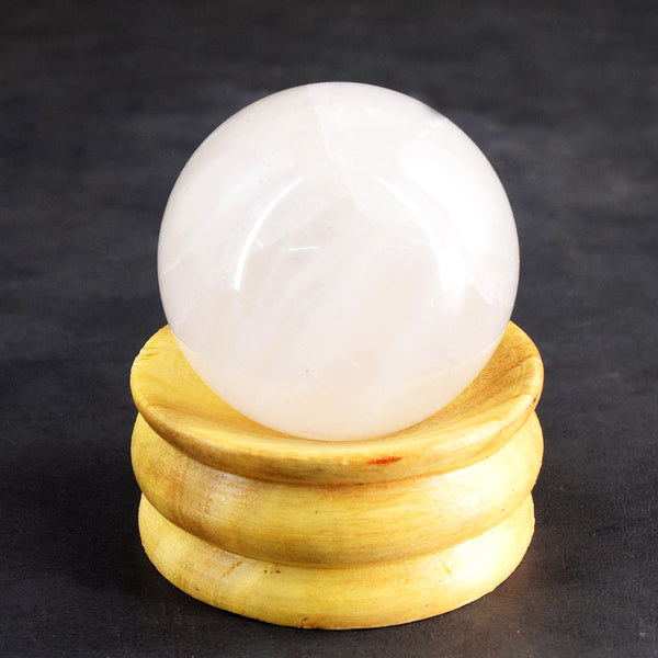 Natural 778.00 Cts Genuine Pink Rose Quartz Hand Carved Crystal Healing Gemstone Sphere