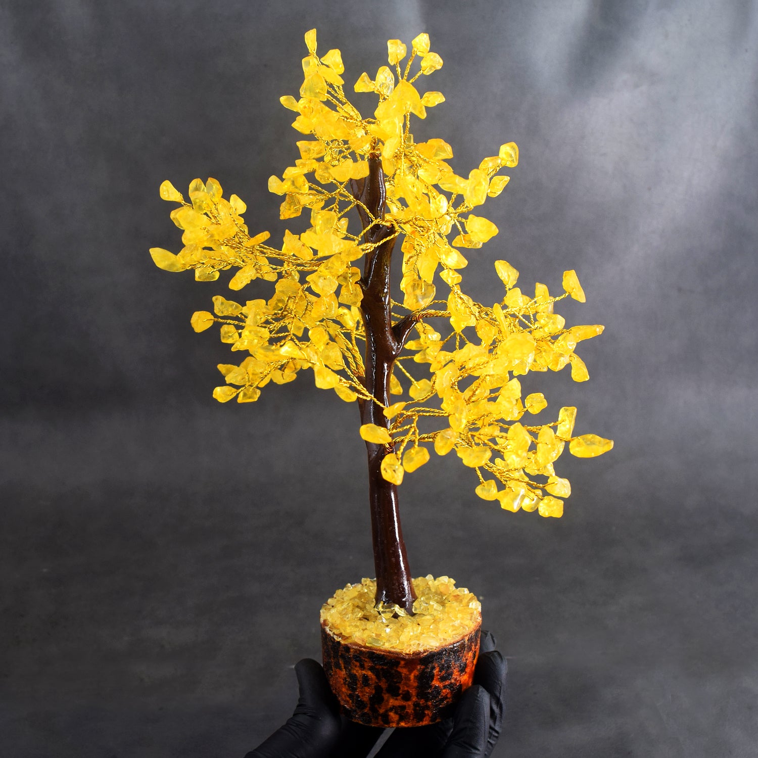 Charming 9 Inches 1316.00 Cts Genuine Citrine Crystal Gemstone Tree
