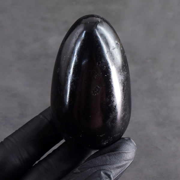 Flawless 739.00 Cts Genuine Black Tourmaline Healing Premium Crystal Egg