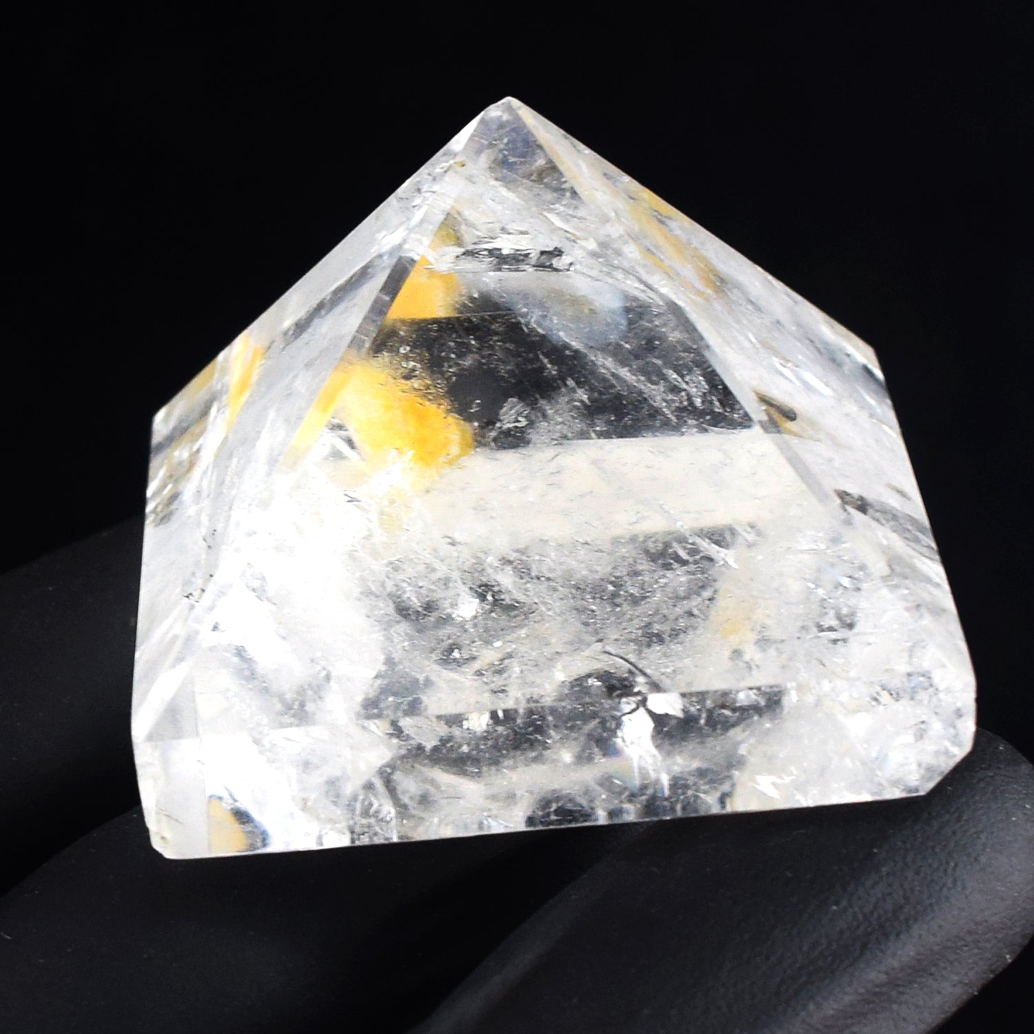 Gracious 319.00 Cts Genuine White Quartz Crystal Specimen Divine Pyramid
