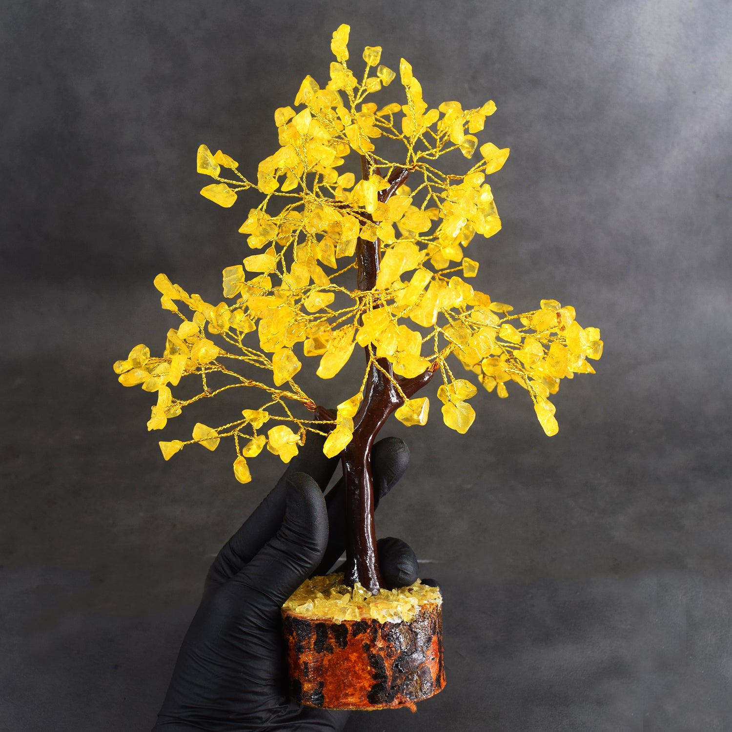 Charming 9 Inches 1316.00 Cts Genuine Citrine Crystal Gemstone Tree