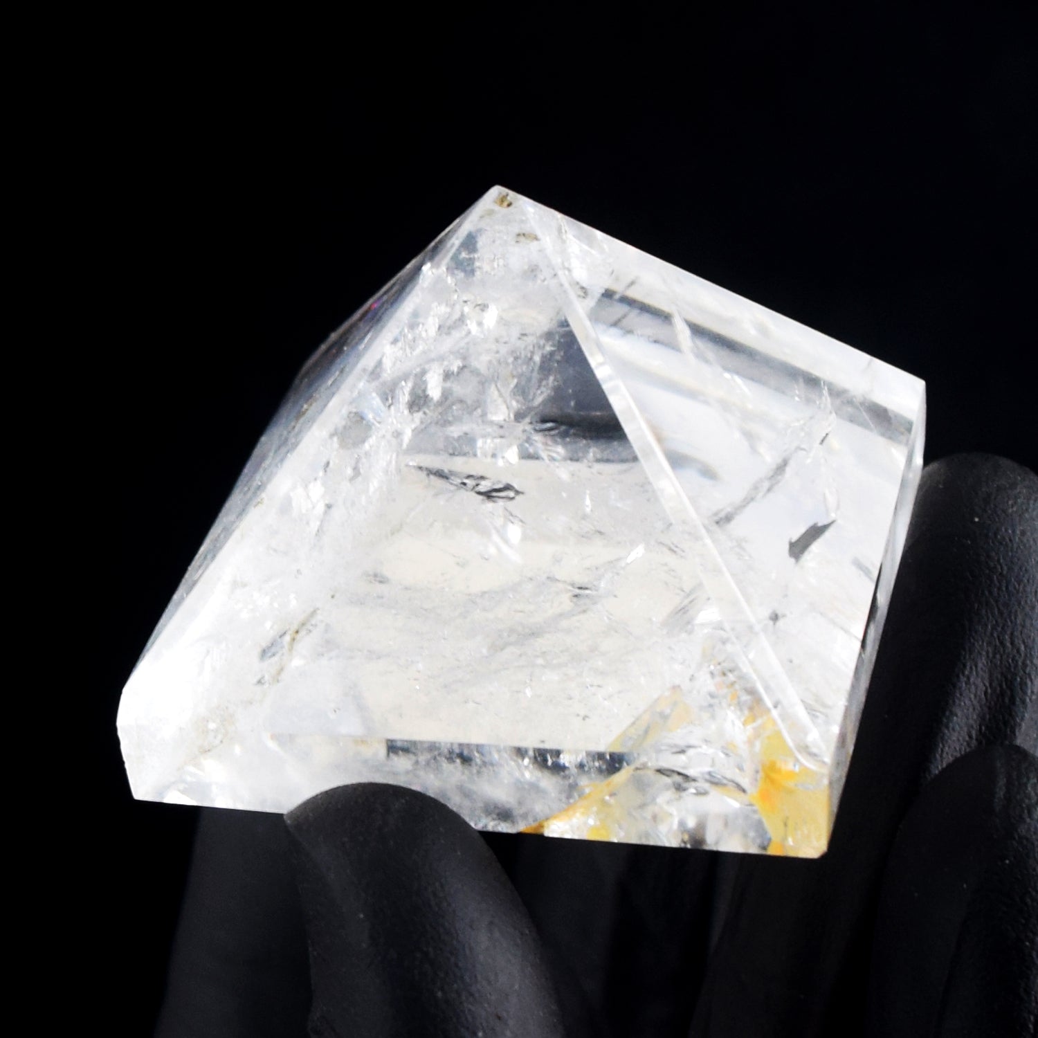 Gracious 319.00 Cts Genuine White Quartz Crystal Specimen Divine Pyramid