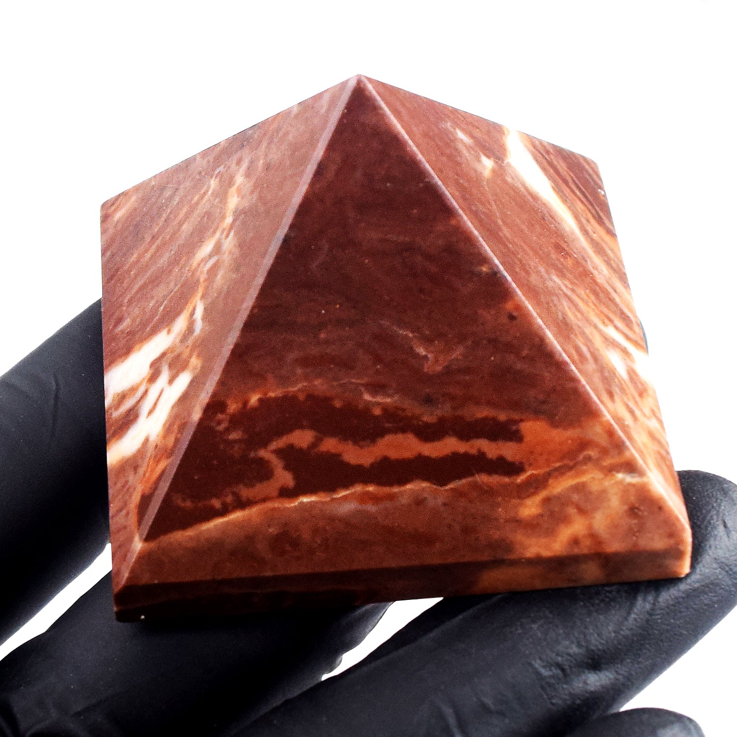 Exquisite 636.00 Cts Genuine Coffee Jasper Crystal Specimen Healing Divine Pyramid