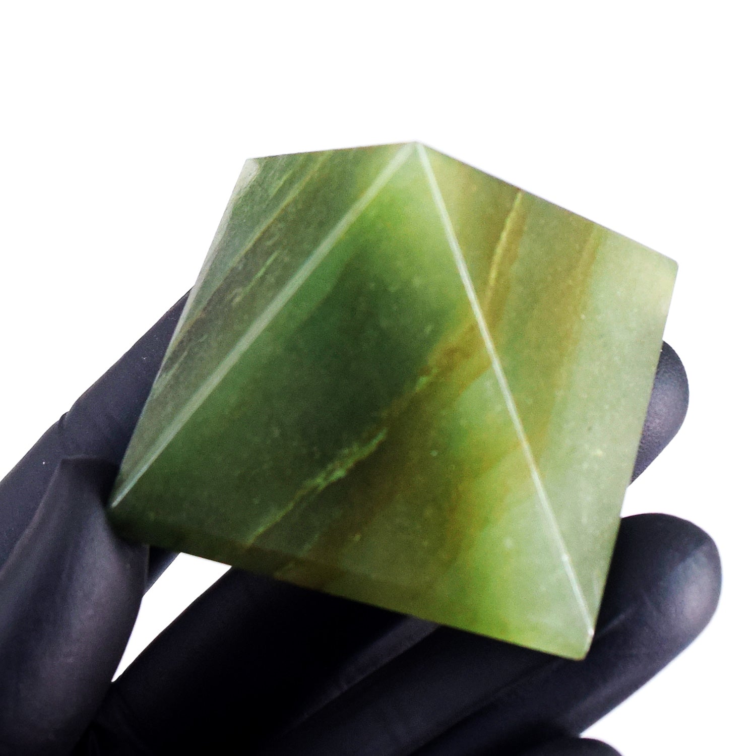 Fabulous 521.00 Cts Genuine Green Aventurine Healing Divine Premium Crystal Specimen Pyramid