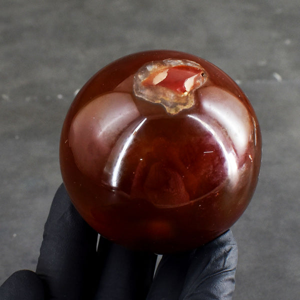 Natural 1500.00 Cts Genuine Carnelian Crystal Specimen Healing Sphere Gemstone