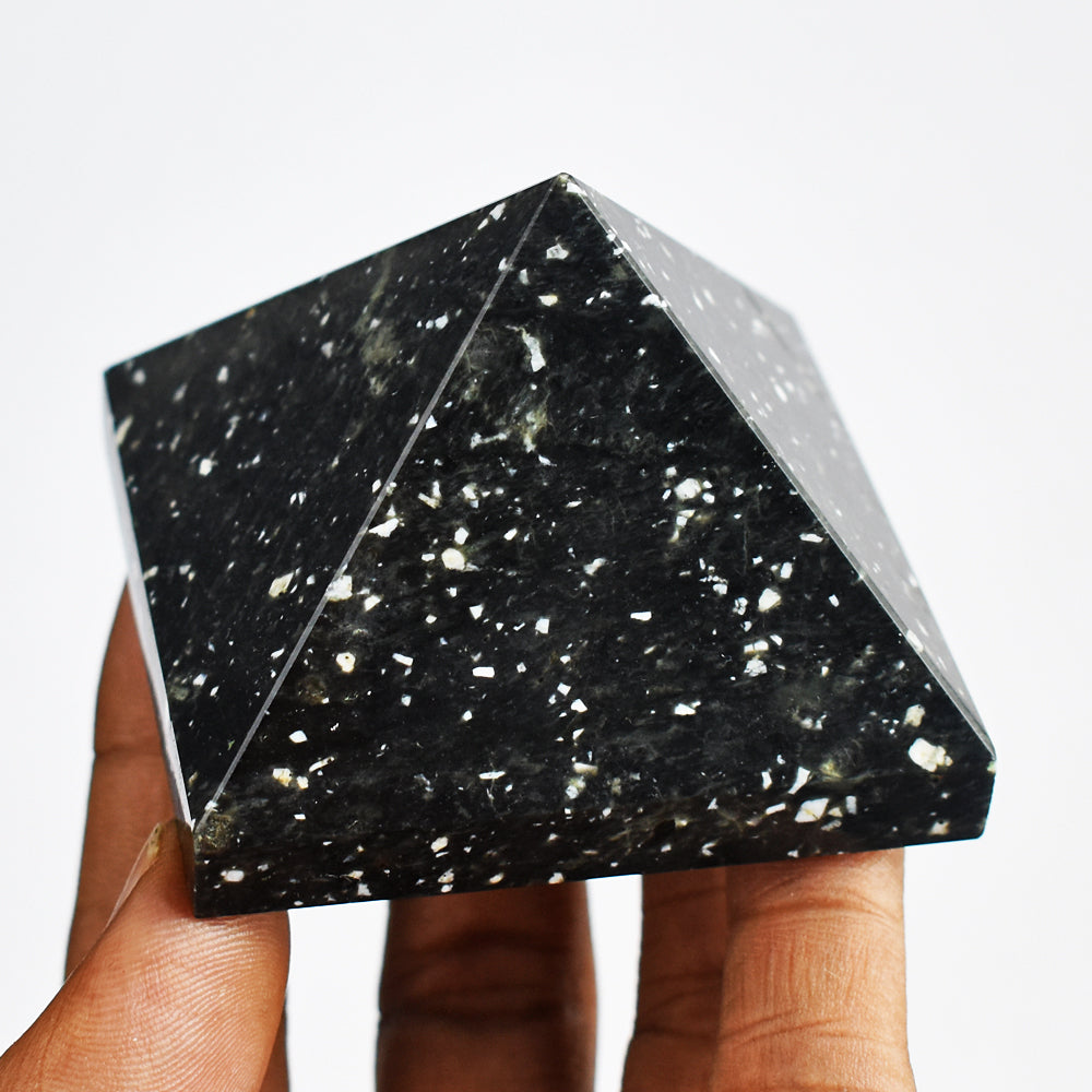 Beautiful  824.00 Cts Genuine  Galaxy Jasper  Hand Carved  Healing Crystal  Pyramid  Gemstone