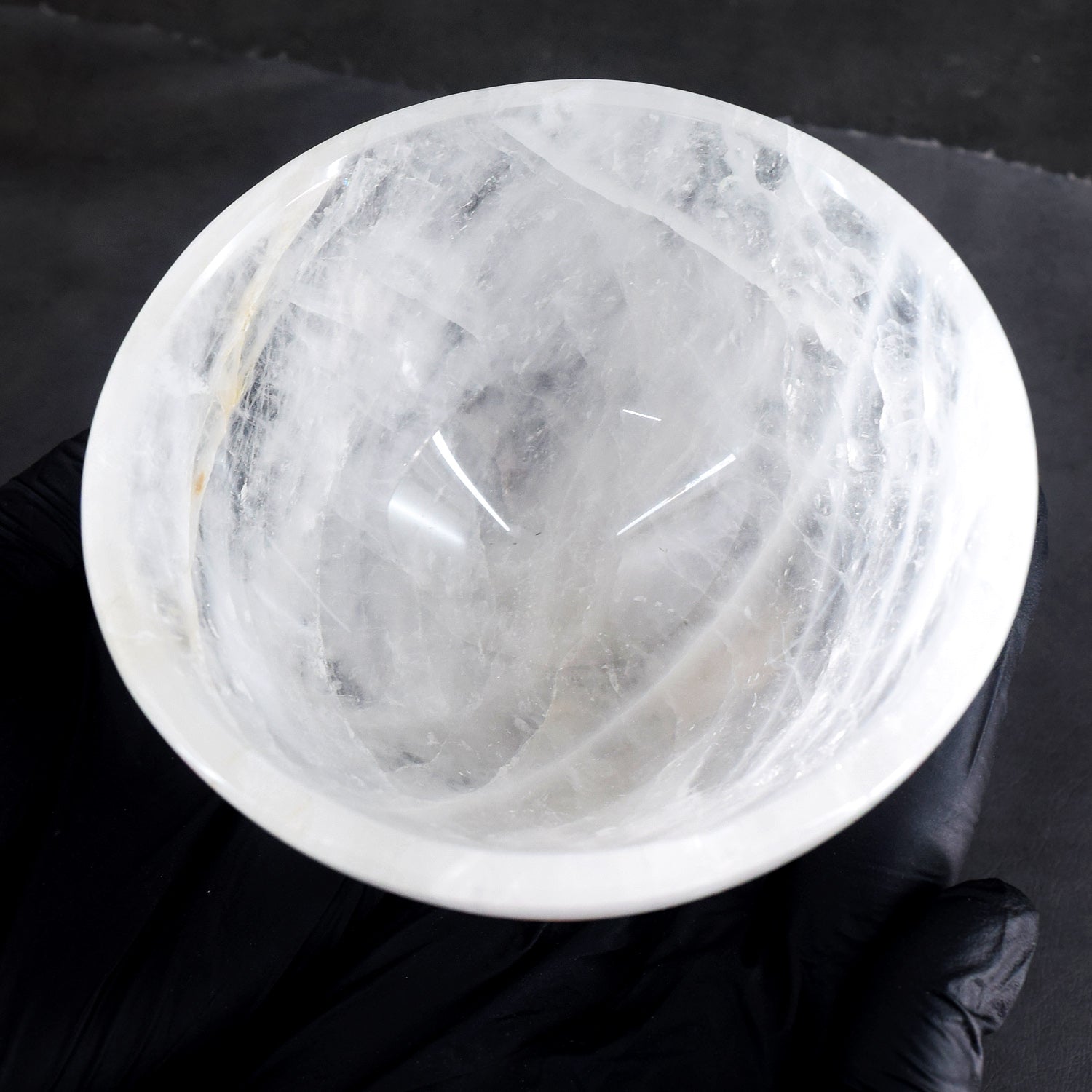 Gorgeous Ever 1916.00 Carats Genuine White Quartz Hand Carved Crystal Gemstone Carving Big Bowl