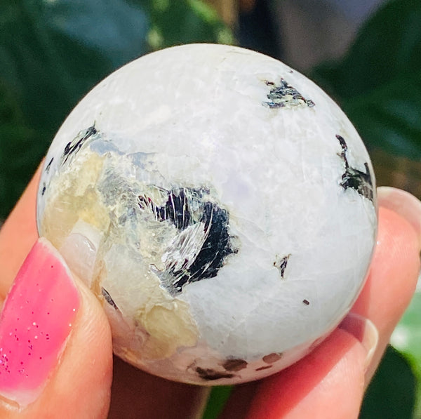 Natural 318.00 Cts Genuine Blue Flash Moonstone Crystal Specimen Healing Sphere