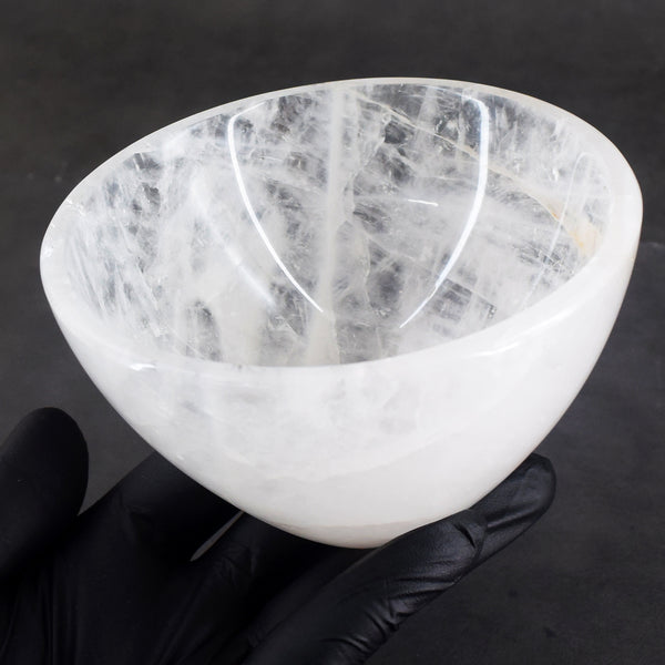 Gorgeous Ever 1916.00 Carats Genuine White Quartz Hand Carved Crystal Gemstone Carving Big Bowl