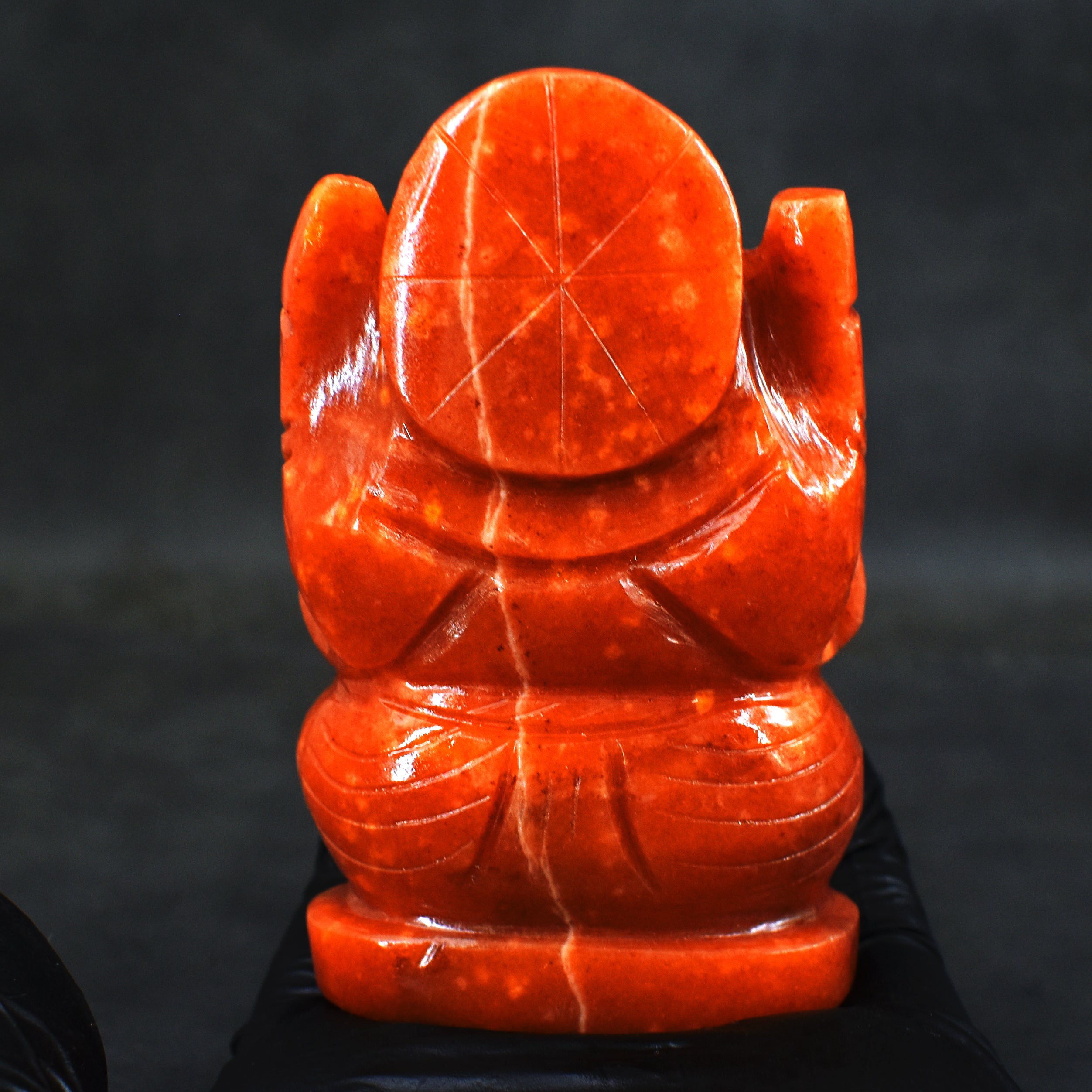 Amazing 902.00 Cts Natural Aventurine Carved Lord Ganesha Gemstone