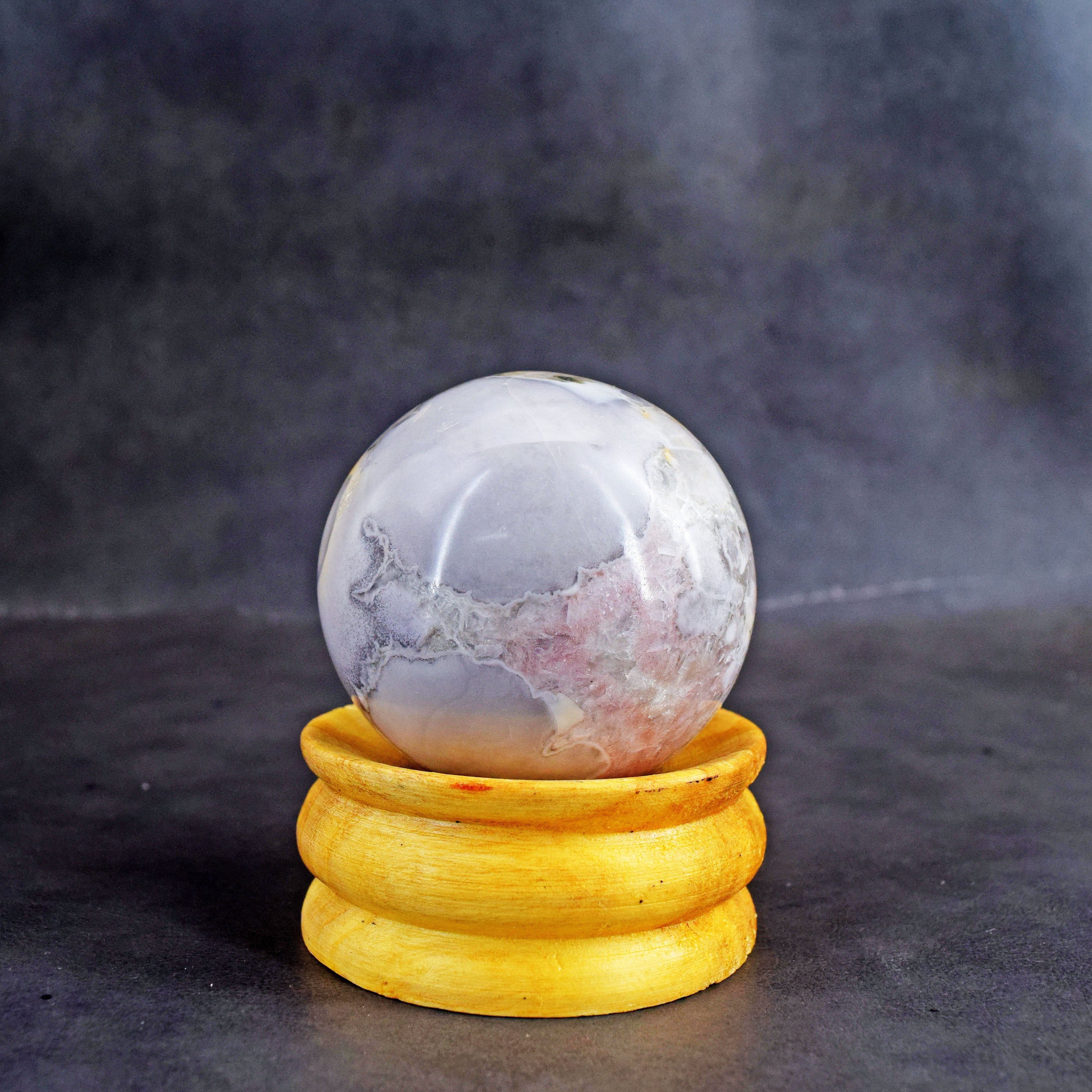 Gorgeous 1057.00 Cts Genuine Cobra Jasper Hand Carved Crystal Healing Gemstone Sphere