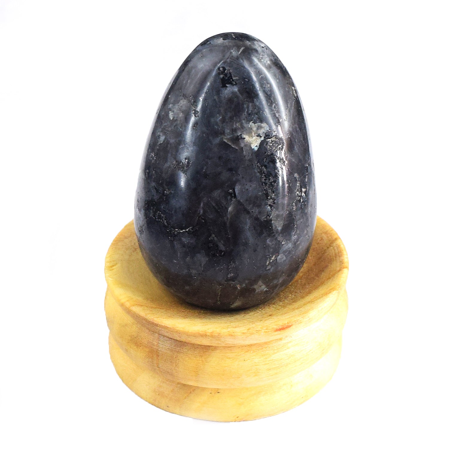 Finest Quality 767.00 Cts Genuine Larvikite Premium Healing Egg Crystal