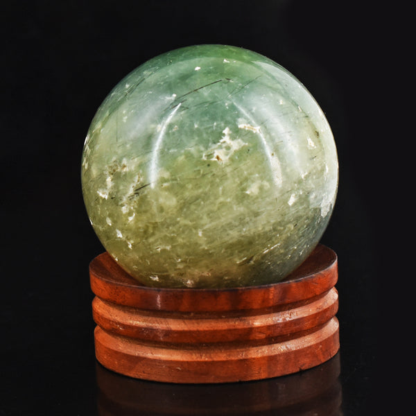 Beautiful 1339.00 Carats Genuine Phrenite Hand Carved Crystal Healing Gemstone Sphere