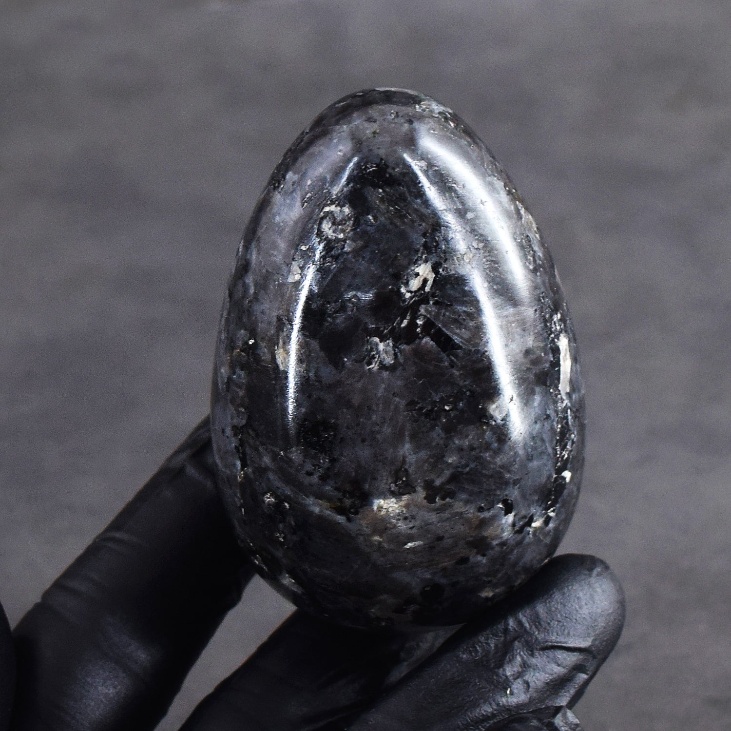 Finest Quality 805.00 Cts Genuine Larvikite Premium Healing Egg Crystal