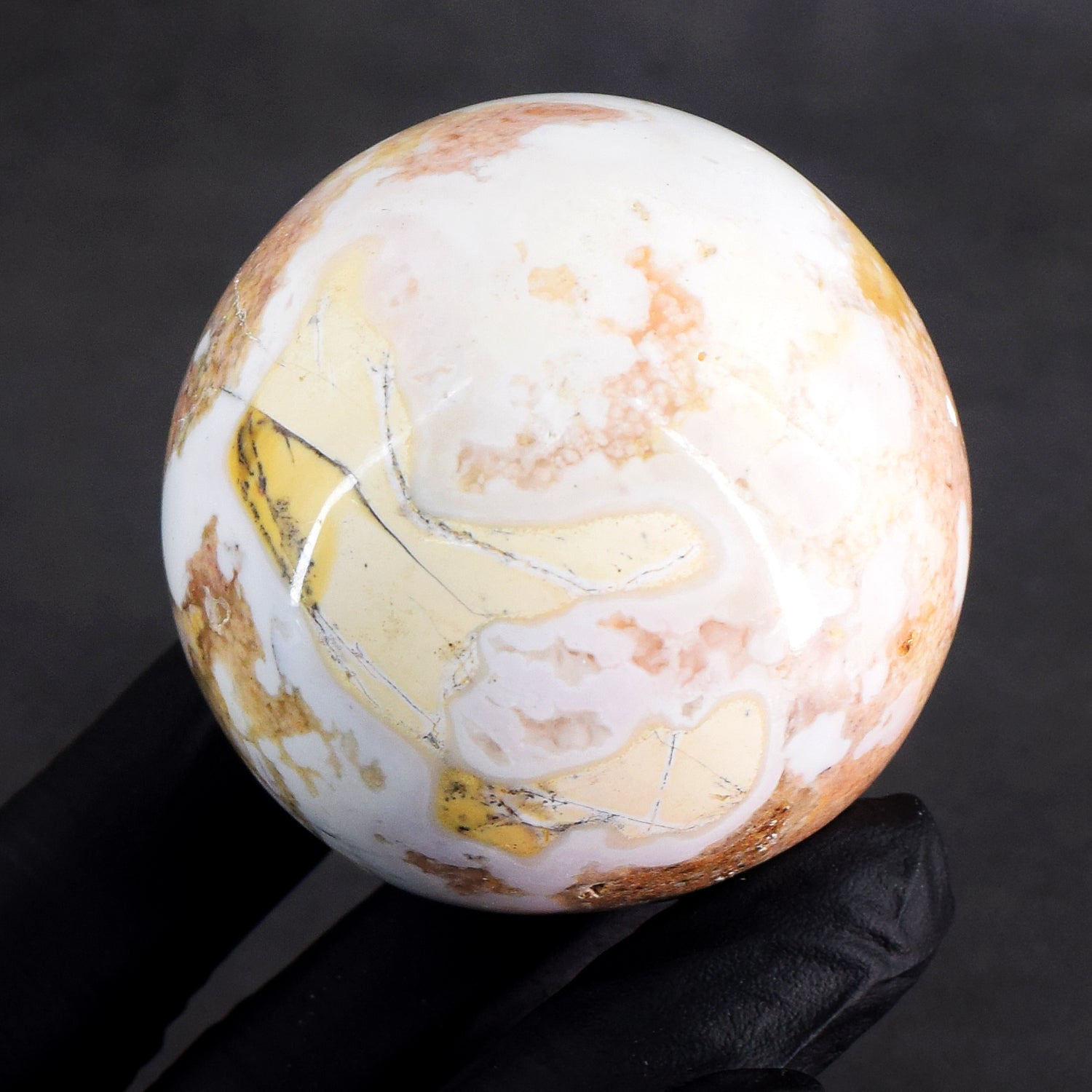 Awful 1070.00 Cts Genuine Cobra Jasper Hand Carved Healing Crystal Gemstone Sphere