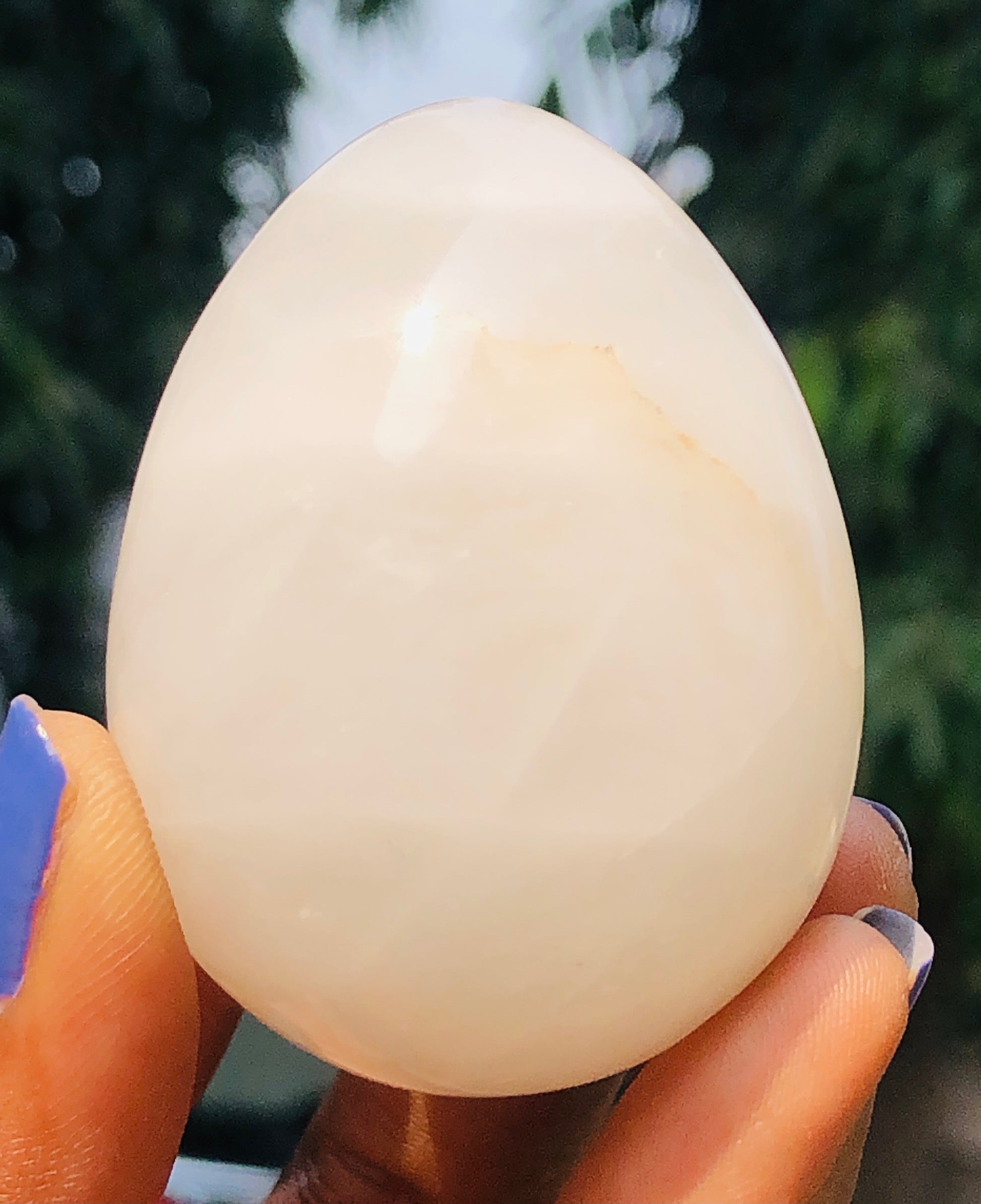 Exclusive 551.00 Cts Genuine White Quartz Healing Premium Egg Crystal