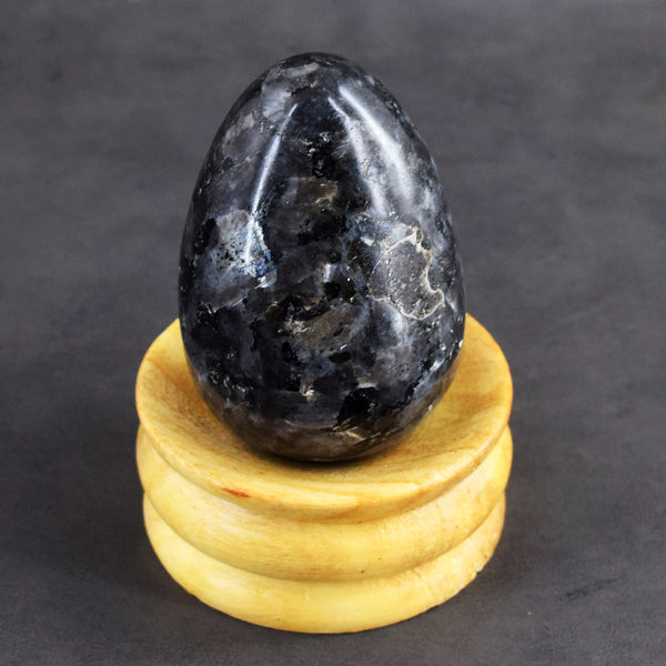 Finest Quality 805.00 Cts Genuine Larvikite Premium Healing Egg Crystal