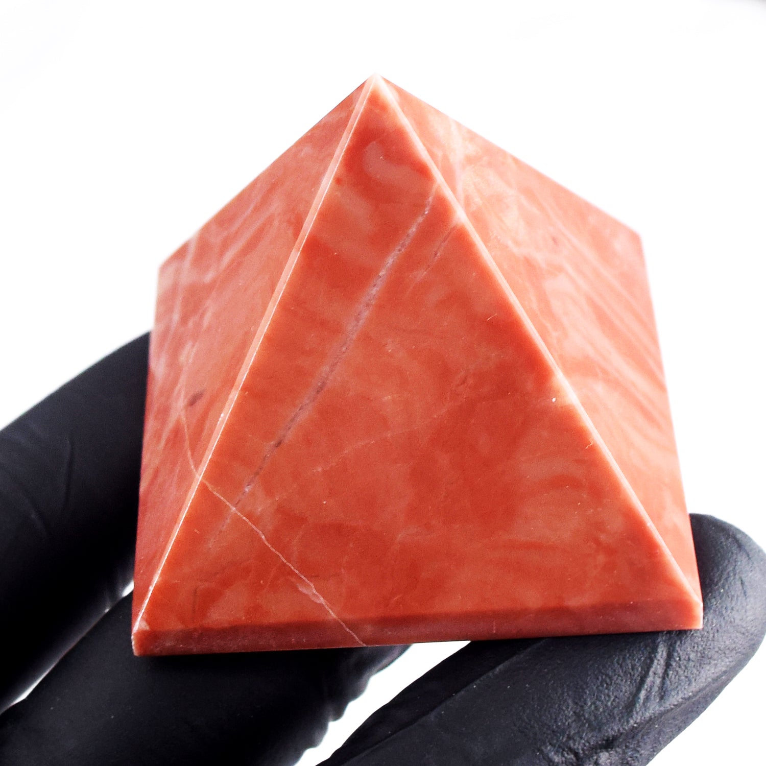 Gorgeous 511.00 Cts Genuine Baby Mookaite Crystal Specimen Healing Divine Pyramid
