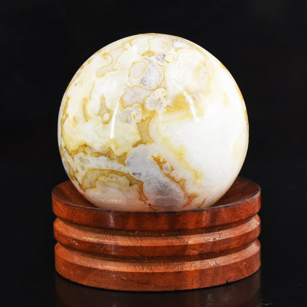 Gorgeous 870.00 Cts Genuine Cobra Jasper Hand Carved Crystal Healing Gemstone Sphere