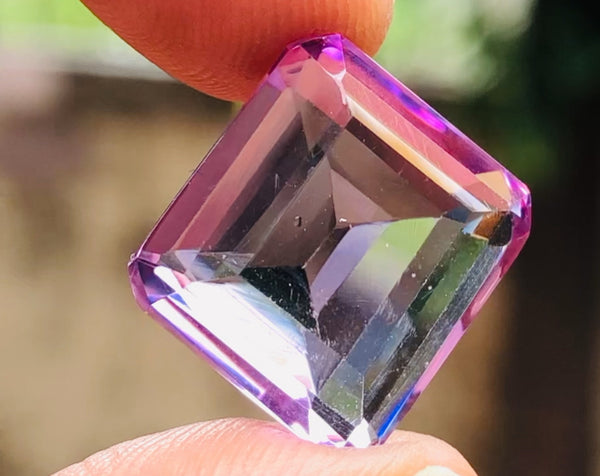 Beautiful 13.00 Cts Genuine Amethyst Faceted Loose Gemstone