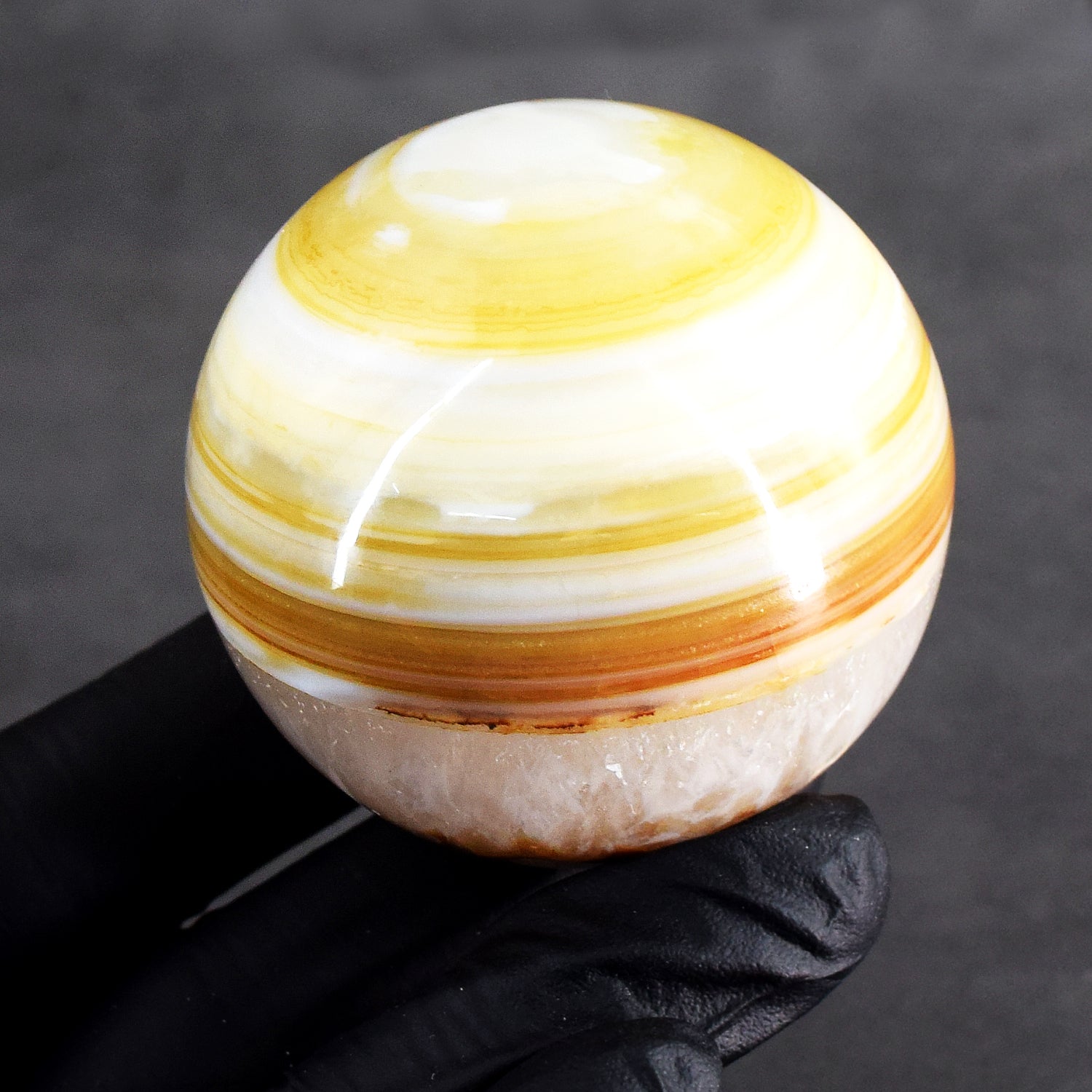 Beautiful 958.00 Cts Genuine  Agate Hand Carved Crystal Healing Gemstone Sphere