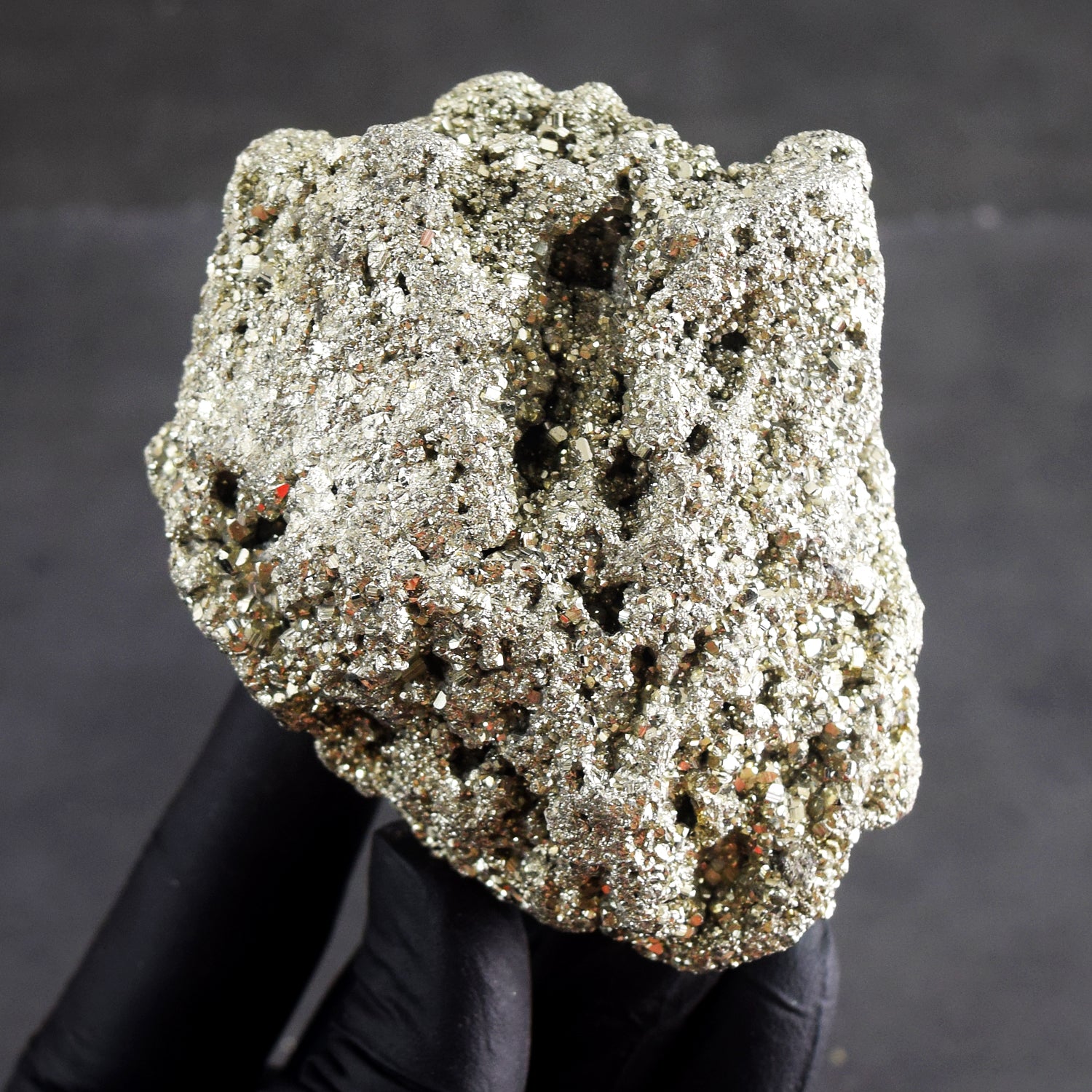 Beautiful 1913.00 Cts Genuine Peru Pyrite Healing Crystal Specimen Gemstone Cluster