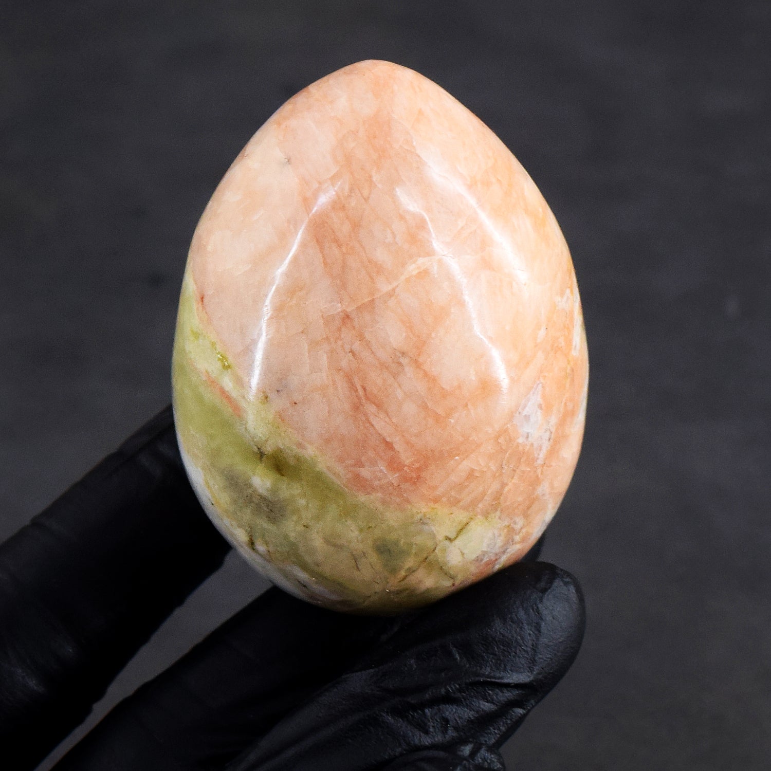 Amazing 663.00 Cts Genuine Blood Green Unakite Healing Crystal Premium Egg