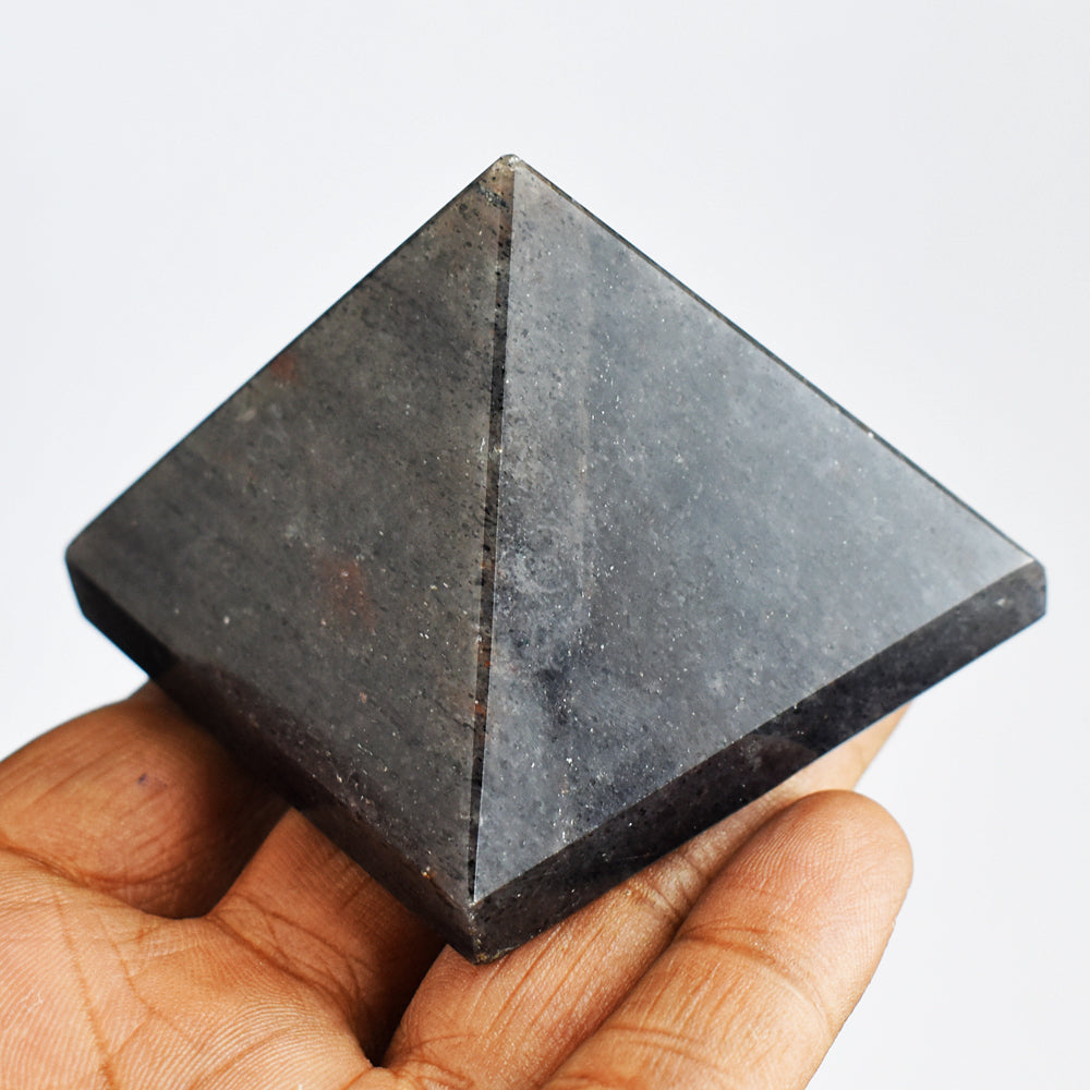 727.00  Carats  Genuine Rutile  Quartz  Hand  Carved  Natural  Healing  Crystal Gemstone Pyramid
